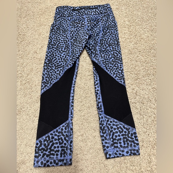 Lululemon Pace Rival Crop Ace Spot Lullaby Black - Picture 3 of 6